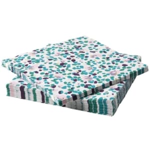 A pack of 12 by 12 inch Decoupage Napkins (5 pcs) - Colorful Dots