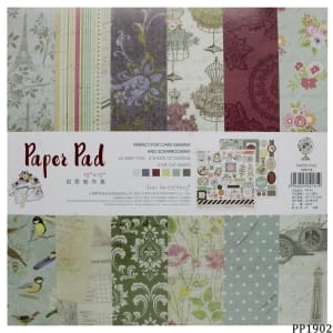 12x12 EnoGreeting Scrapbook paper pack - PP1902 (24 sheets)