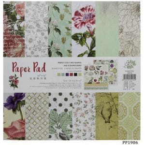 12x12 EnoGreeting Scrapbook paper pack - PP1906 (24 sheets)