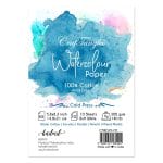 CrafTangles 100% cotton cold press 300 gsm Watercolor Paper (Pack of 10 sheets) - A5