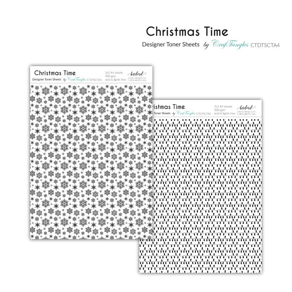 CrafTangles Designer Toner Sheets - Christmas Time (2 sheets of A4) 05 CrafTangles Designer Toner Sheets Christmas Time CrafTangles Designer Toner Sheets - Christmas Time (2 sheets of A4)