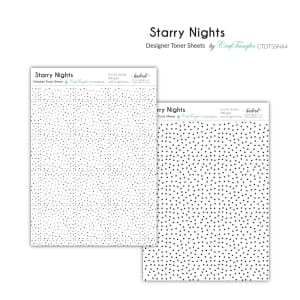 CrafTangles Designer Toner Sheets - Starry Nights (2 sheets of A4)
