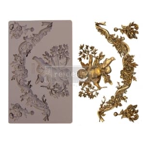 Iron Orchid Designs Vintage Art Decor Mould - Divine Floral