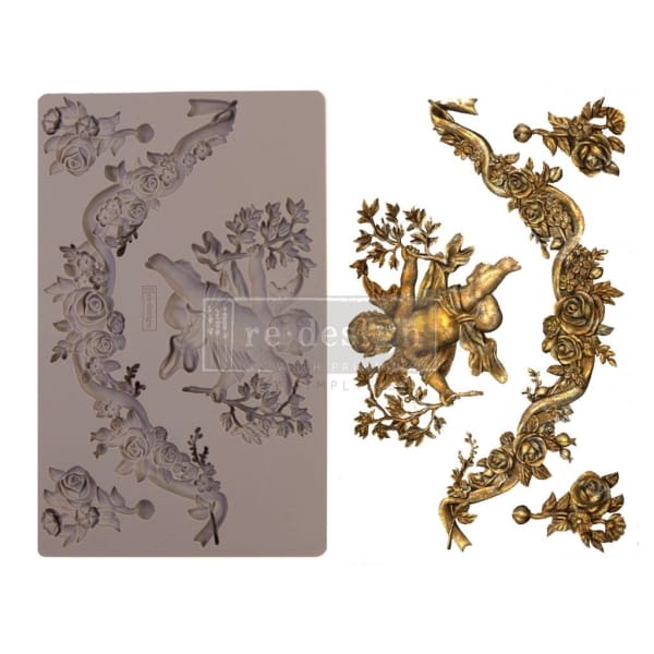 Iron Orchid Designs Vintage Art Decor Mould - Divine Floral