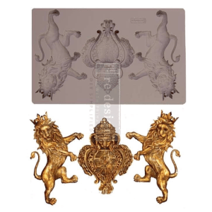 Iron Orchid Designs Vintage Art Decor Mould - Royal Emblem