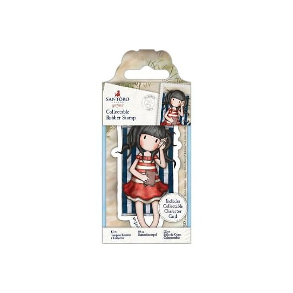 Santoro Gorjuss Mini Rubber Stamp - Summer Days