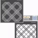 CrafTreat 6"x6" Stencil - Two Step Plaid