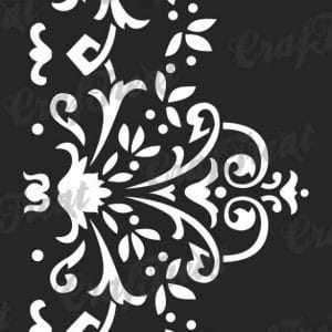 CrafTreat Border Stencil - Border 1