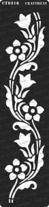 CrafTreat Border Stencil - Border 12