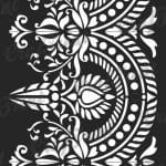 CrafTreat Border Stencil - Border 4