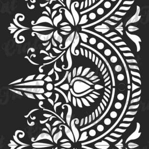 CrafTreat Border Stencil - Border 4