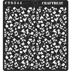 CrafTreat 6"x6" Stencil - Foliage 2