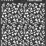 CrafTreat 6"x6" Stencil - Foliage 2