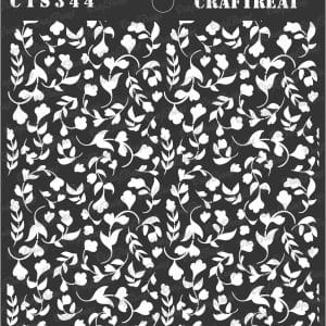 CrafTreat 6"x6" Stencil - Foliage 2