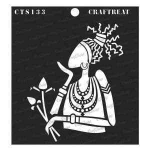 CrafTreat 6"x6" Stencil - Lonely Woman