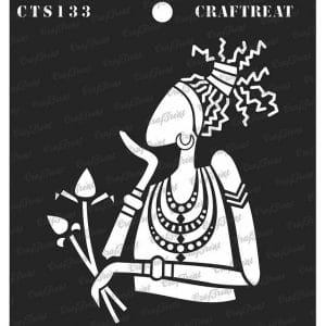 CrafTreat 6"x6" Stencil - Lonely Woman