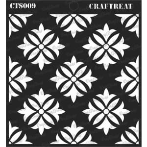 CrafTreat 6"x6" Stencil - Tuberose