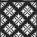 CrafTreat 6"x6" Stencil - Tuberose