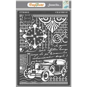 CrafTreat A4 Stencil - Vintage Car