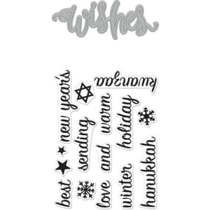 Hero Arts Stamp and Cuts - Wishes