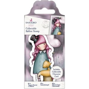 Santoro Gorjuss Mini Rubber Stamp - The Dreamer