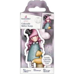 Santoro Gorjuss Mini Rubber Stamp - The Dreamer