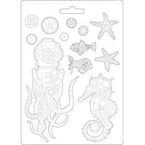 Stamperia Soft Maxi Mould 8.5"X11.5" - Seaworld