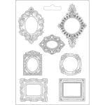 Stamperia Soft Maxi Mould 8.5"X11.5" - Frames, Princess