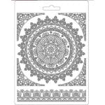 Stamperia Soft Maxi Mould A5 -  Round Lace Princess