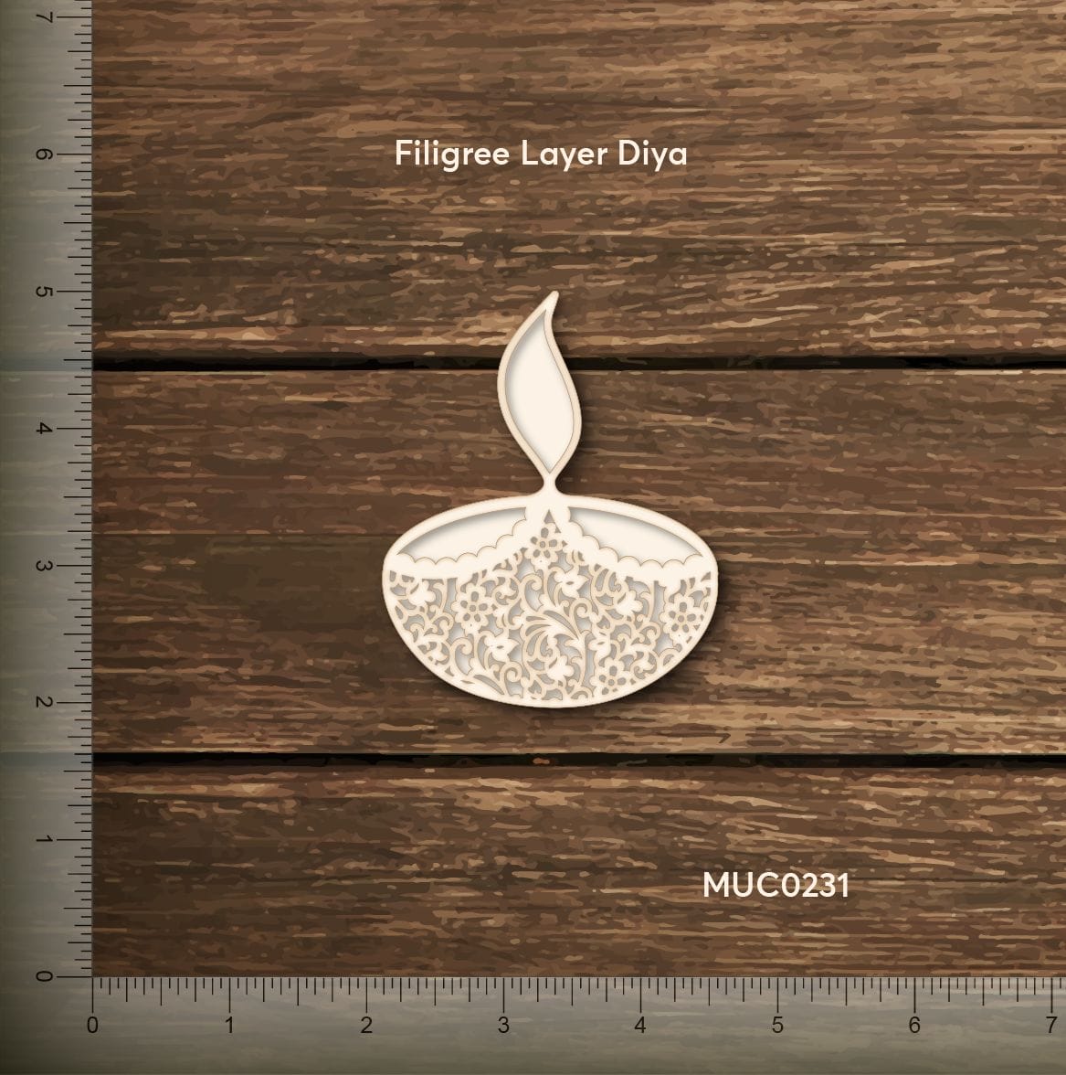 Mudra Chipzeb - Filigree Layer Diya Mudra Designer Chipboard Filigree Layer Diya Mudra Chipzeb - Filigree Layer Diya