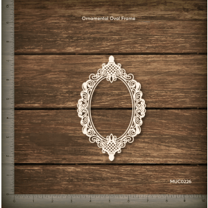Mudra Chipzeb - Ornamental Oval Frame