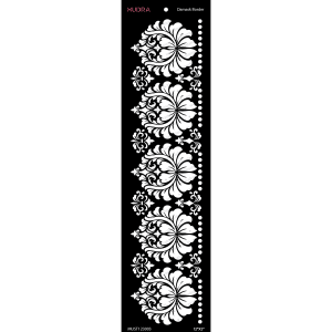 Mudra Stencils - Damask Border