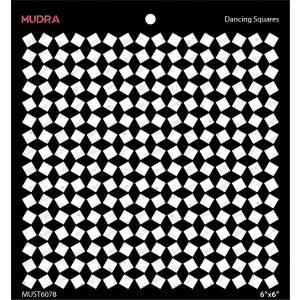 Mudra Stencils - Dancing Squares
