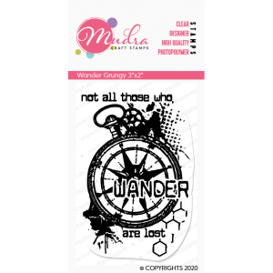 Mudra Craft Stamps - Wander Grungy