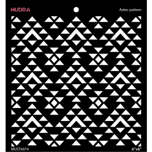 Mudra Stencils - Aztec Pattern