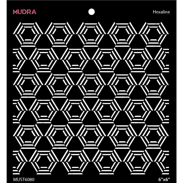Mudra Stencils - Hexaline