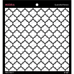 Mudra Stencils - Quatrefoil Pattern