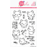 Mudra Craft Stamps - Cute Critter - Cat