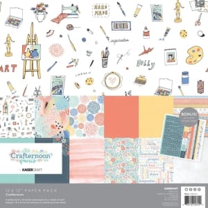 Kaisercraft Paper Pad 12"X12" 12/Pkg - Crafternoon