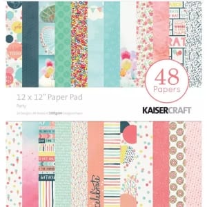 Kaisercraft Paper Pad 12"X12" 48/Pkg - Party
