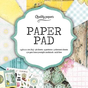 Studio Light A5 Paper Pad 36 Sheets - Garden