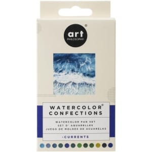 Art Philosophy Prima Watercolor Confections Watercolor Pans 12/Pkg - Currents