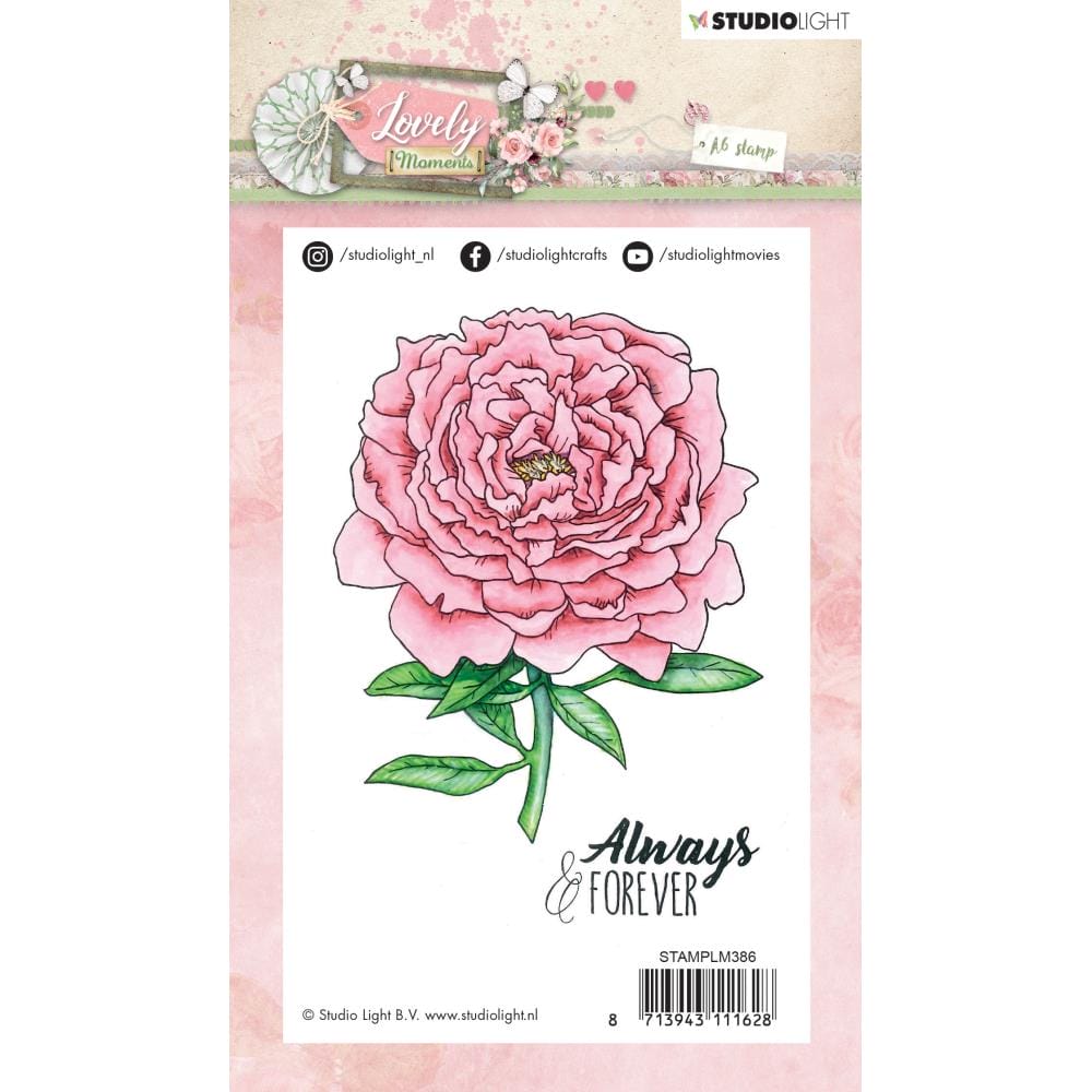 Studio Light Lovely Moments Clear Stamp STAMPLM386 StudioLight Floral stamp Studio Light Lovely Moments Clear Stamp