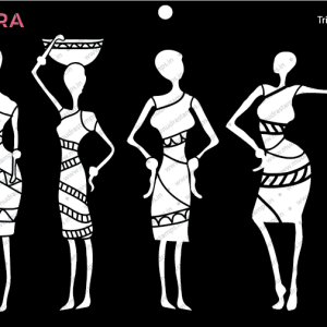 Mudra Stencils - Tribal Women