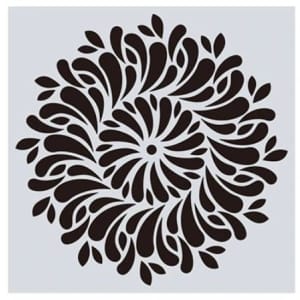 Mandala 8by8 inch stencils (Design 1)