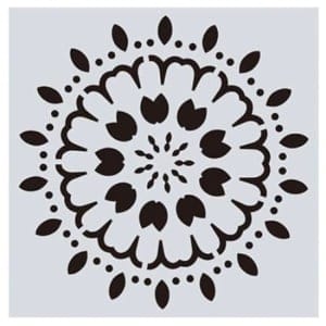 Mandala 8by8 inch stencils (Design 13)