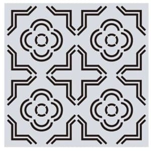 Mandala 8by8 inch stencils (Design 2)