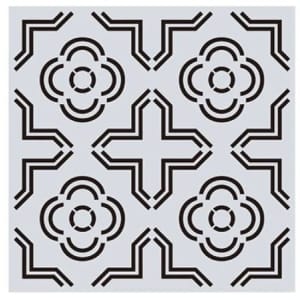 Mandala 8by8 inch stencils (Design 2)