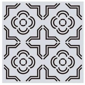 Mandala 8by8 inch stencils (Design 2)