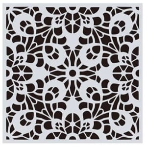 Mandala 8by8 inch stencils (Design 3)